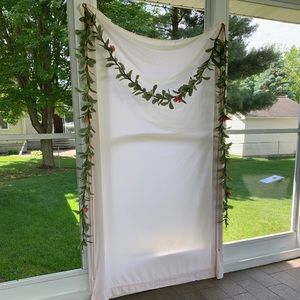 Set of three faux greenery floral garlands